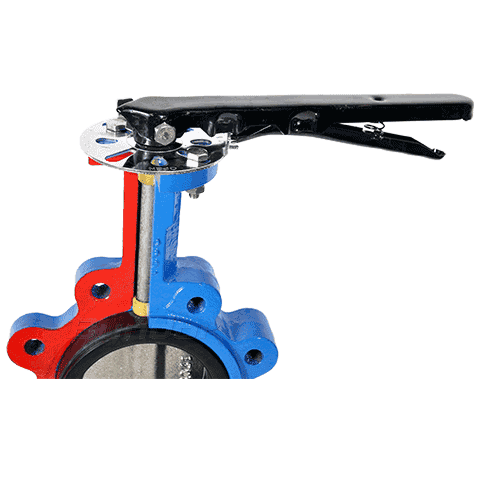 One Stem No-pin Lug Butterfly Valve3